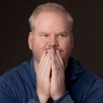 Jim Gaffigan making a goofy excited face