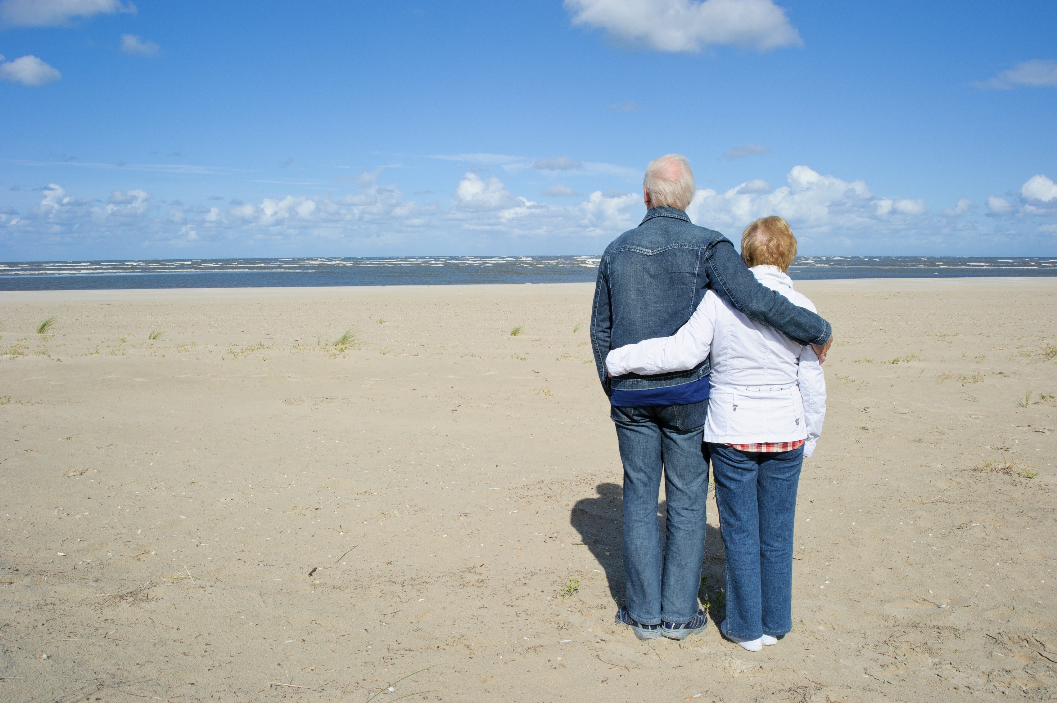 Seniors on a Beach