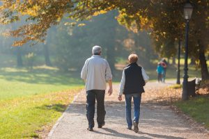 seniors walking